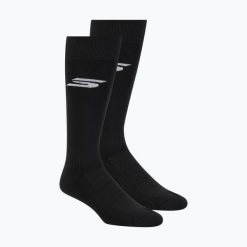 Skarpety męskie SKECHERS 1/2 Terry Over The Knee 2. Czarne skarpetki męskie Skechers, bez wzorów, z materiału. Za 52.99 zł.