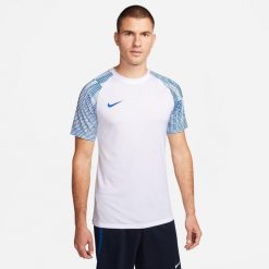 Koszulka treningowa męska Nike K12585. T-shirty sportowe męskie Nike, m, z poliesteru, bez ramiączek, do piłki nożnej. Za 171.00 zł.