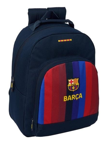 FC Barcelona plecak sportowy szkolny wielokolorowy. Czerwone plecaki damskie FC Barcelona, bez wzorów, z materiału, sportowe. Za 229.00 zł.