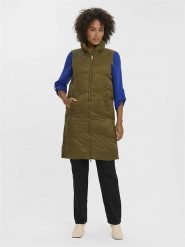 Vero Moda Kamizelka pikowana w kolorze khaki rozmiar: S. Brązowe kamizelki damskie Vero Moda, s. Za 130.99 zł.