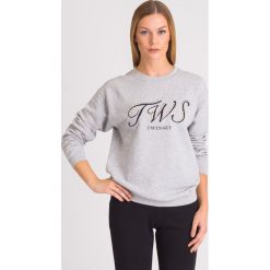 SZARA BLUZA TWINSET Z NADRUKIEM. Szare bluzy bez kaptura damskie Twinset, l, z syntetyku. Za 269.50 zł.