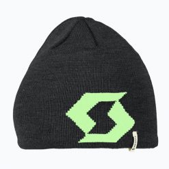 Czapka zimowa SCOTT Team 10. Czarne czapki męskie Scott, na zimę, bez wzorów, z materiału, sportowe. Za 79.99 zł.