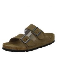 Birkenstock Skórzane klapki "Arizona SFB" w kolorze jasnobrązowym rozmiar: 40. Brązowe klapki i japonki męskie Birkenstock, ze skóry. Za 461.21 zł.