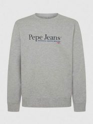Pepe Jeans Bluza "Sean" w kolorze szarym rozmiar: L. Szare bluzy bez kaptura męskie Pepe Jeans, l, z bawełny. Za 114.17 zł.