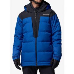 Kurtka narciarska Columbia Glacier Ridge Down Jacket. Niebieskie kurtki damskie Scarpa, bez wzorów, bez kaptura. Za 1,050.99 zł.