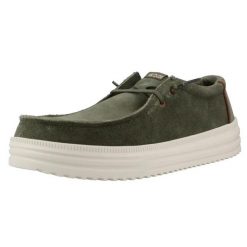 Buty HEY DUDE HD45845 REV SUEDE Zielony. Zielone buty fitness męskie Hey dude, na fitness i siłownię. Za 329.00 zł.