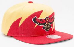 Mitchell & Ness NBA HWC Atlanta Hawks czapka snapback dwukolorowa. Żółte czapki męskie Mitchell & Ness, bez wzorów, z bawełny, eleganckie. Za 178.99 zł.