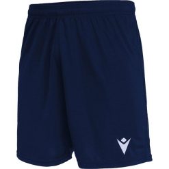 Szorty Macron mesa hero. Niebieskie szorty męskie Macron, z materiału, bez kołnierzyka. Za 116.00 zł.