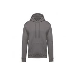 Bluza z kapturem Kariban. Szare bluzy z kapturem męskie KARIBAN, s, z bawełny. Za 192.00 zł.