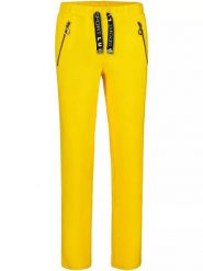 Szorty Damskie Luhta Jantoniemi. Żółte szorty damskie Luhta, bez wzorów, z materiału, eleganckie. Za 369.00 zł.