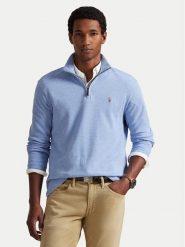 Polo Ralph Lauren Bluza Estate 710P07411001 Niebieski Regular Fit. Niebieskie bluzy bez kaptura męskie Polo Ralph Lauren, l, z bawełny. Za 859.99 zł.