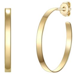 Glanzstücke München Srebrne kolczyki kreole srebro wysokiej próby żółte złoto Kolczyki koła 1 ct Damski. Szare kolczyki damskie Glanzstücke München, srebrne. Za 219.99 zł.