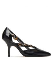 PINKO Szpilki Lady 02 SD0495 E037 Czarny. Czarne szpilki Pinko, bez wzorów, ze skóry, bez obcasa. Za 1,119.00 zł.