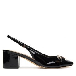 Czółenka Guess. Czarne czółenka damskie Guess, z aplikacjami, bez obcasa. Za 489.99 zł.