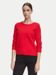 Morgan Bluzka 262-MKISSO Czerwony Slim Fit. Czerwone bluzki damskie Morgan, s, bez wzorów, z syntetyku, bez ramiączek. Za 209.99 zł.