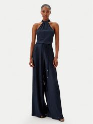 BOSS Kombinezon Exuma 50512907 Granatowy Relaxed Fit. Niebieskie kombinezony damskie Boss, s, bez wzorów, z syntetyku, bez kołnierzyka, bez ramiączek. Za 709.99 zł.