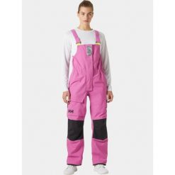 Spodnie Damskie Helly Hansen Pier 4.0 Bib. Czerwone spodnie materiałowe damskie Helly Hansen, bez wzorów, sportowe. Za 919.00 zł.