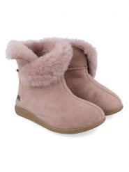 HAFLINGER Skórzane kapcie "Lemmi" w kolorze jasnoróżowym rozmiar: 42. Różowe kapcie damskie HAFLINGER, z materiału. Za 334.45 zł.