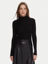 TWINSET Sweter 252TT3111 Czarny Slim Fit. Czarne swetry klasyczne damskie Twinset, m, z wełny, bez kołnierzyka. Za 519.99 zł.