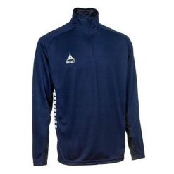 Bluza dresowa męska rozpinana Select SPAIN 1/2 ZIP granatowa. Niebieskie bluzy bez kaptura męskie Select, m, z dresówki. W wyprzedaży za 149.05 zł.
