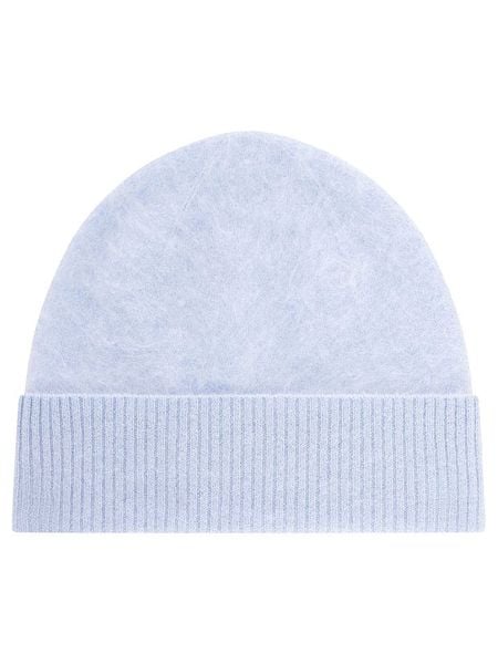 Zwillingsherz Kaszmirowa czapka w kolorze błękitnym rozmiar: onesize. Niebieskie czapki zimowe damskie Zwillingsherz, z kaszmiru. Za 173.99 zł.