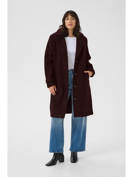 Kaffe Płaszcz zimowy w kolorze brązowym rozmiar: 40. Brązowe płaszcze damskie Kaffe, na zimę, bez wzorów, z puchu. Za 314.01 zł.