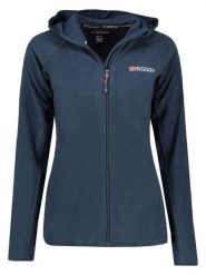 Geographical Norway Kurtka polarowa "Tugood" w kolorze granatowym rozmiar: XXL. Niebieskie kurtki damskie Geographical Norway, xxl, bez wzorów, z polaru, bez kaptura. Za 69.91 zł.