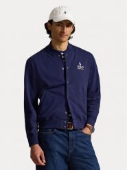 Polo Ralph Lauren Bluza 710B20169001 Granatowy Regular Fit. Niebieskie bluzy bez kaptura męskie Polo Ralph Lauren, m, z syntetyku. Za 1,599.00 zł.