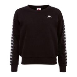 Damska Bluza Janka. Czarne bluzy bez kaptura damskie Kappa, l. Za 138.99 zł.