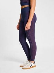 Damskie legginsy Hummel. Niebieskie bielizna termoaktywna damska HUMMEL, l, bez wzorów, z materiału. Za 184.00 zł.