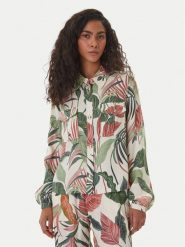 Guess Koszula W6GH22 W1789 Kolorowy Regular Fit. Koszule damskie Guess, xs, z aplikacjami, z wiskozy, bez kołnierzyka, bez ramiączek. Za 524.99 zł.