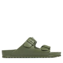 Klapki męskie Birkenstock Arizona Eva. Zielone klapki i japonki męskie Birkenstock, z materiału. Za 322.00 zł.