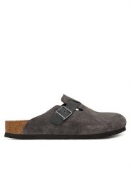 Birkenstock Klapki Boston 1032471 Szary ciemny. Szare klapki i japonki męskie Birkenstock, ze skóry. Za 694.99 zł.