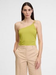 Orsay Top w kolorze limonkowym rozmiar: M. Zielone topy damskie ORSAY, m, bez wzorów, bez kołnierzyka. Za 38.95 zł.