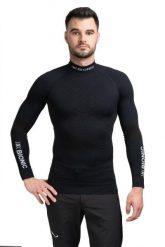 Koszulka termoaktywna męska Energy Accumulator 4.0 Turtle Neck Lg Sl. Czarne bielizna termoaktywna męska X BIONIC, m, bez wzorów, z dzianiny. Za 739.99 zł.