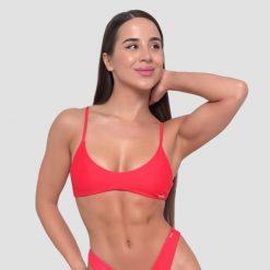 Góra od bikini damska pływanie z ramiączkami czerwona HAWAII. Czerwone bikini damskie GYMBEAM, bez wzorów. Za 109.90 zł.