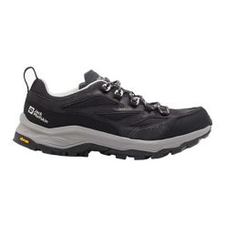 Buty turystyczne męskie Jack Wolfskin Cyrox Vent Low. Czarne buty trekkingowe męskie Jack Wolfskin, z materiału, bez zapięcia, trekkingowe. Za 449.99 zł.