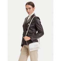 Torebka LOVE MOSCHINO. Białe listonoszki damskie Love Moschino, bez wzorów, bez dodatków. Za 919.99 zł.