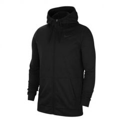 Bluza treningowa męska Nike Thrma HD FZ. Szare bluzy sportowe męskie Nike, bez wzorów, sportowe, bez kołnierzyka, bez ramiączek. Za 362.00 zł.