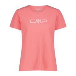 T-shirt z okrągłym dekoltem z logo damskie CMP. Białe t-shirty damskie CMP, s, bez wzorów, bez kołnierzyka. Za 62.10 zł.