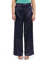 Vera Mont Spodnie w kolorze granatowym rozmiar: 44. Niebieskie spodnie materiałowe damskie Vera Mont, bez wzorów, z materiału. Za 113.36 zł.