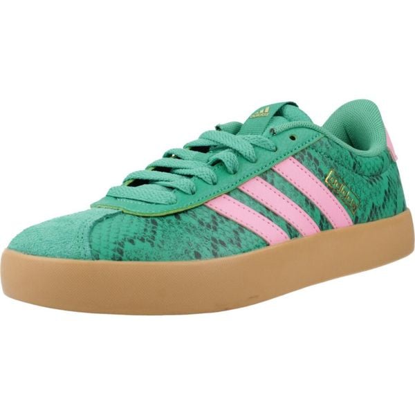 Buty ADIDAS VL COURT 3.0 Zielony. Zielone obuwie trekkingowe damskie Adidas. Za 275.00 zł.
