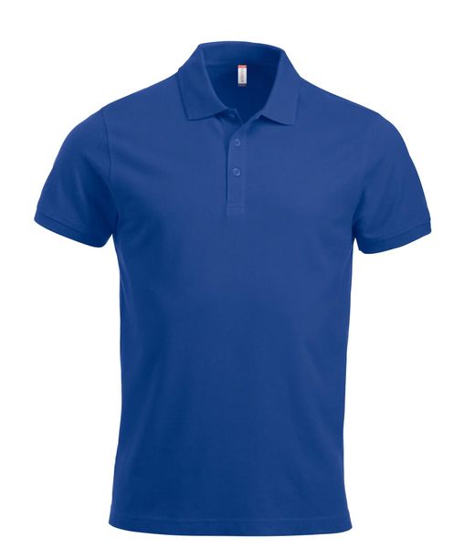 Clique Classic Lincoln S/S koszulka polo męska — nowoczesny krój, niebieska –. Niebieskie koszulki polo męskie CLIQUE, m, bez wzorów, z bawełny, bez ramiączek. Za 121.85 zł.