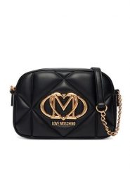 LOVE MOSCHINO Torebka JC4038PP1OLC0000 Czarny. Czarne listonoszki damskie Love Moschino, bez wzorów, ze skóry, bez dodatków. Za 879.99 zł.