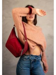 Fritzi aus Preußen Skórzana torebka "Gimmy Sky" w kolorze czerwonym - 32 x 24 x 6 cm rozmiar: onesize. Czerwone torebki klasyczne damskie Fritzi aus Preußen, bez wzorów, z materiału, bez dodatków. Za 128.25 zł.