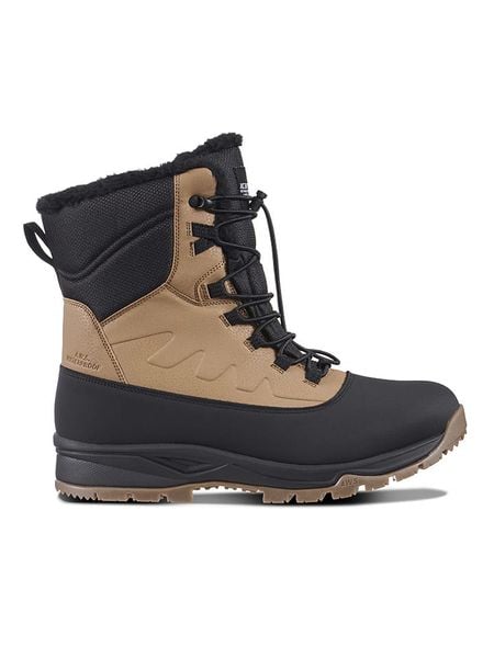 Icepeak Kozaki zimowe "Alofi" w kolorze czarno-jasnobrązowym rozmiar: 41. Brązowe kozaki damskie ICEPEAK, z materiału, bez obcasa. Za 300.92 zł.