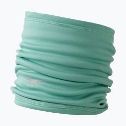 Komin Mizuno Warmalite Triwarmer. Zielone szaliki i kominy damskie Mizuno, bez wzorów, z elastanu. Za 29.99 zł.