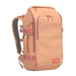 Plecak podróżny do samolotu CabinZero ADV Pro Backpack 32 L - sunny day. Czerwone plecaki damskie CABINZERO, bez wzorów, z materiału. Za 439.99 zł.