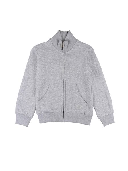 Bluza dziewczęca Leone 1947 Apparel Nature z kołnierzem i zamkiem z dzianiny. Szare bluzy bez kaptura damskie LEONE 1947 APPAREL, z dzianiny. Za 84.16 zł.