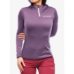 Bluza z kapturem damska Ortovox Fleece Light Grid ZN Hoody. Fioletowe bluzy z kapturem damskie ORTOVOX, l. Za 701.99 zł.